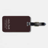 Étiquette À Bagage La Norvège - la maison du ski (Dos horizontal)