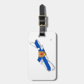 Étiquette À Bagage La Nouvelle-Écosse a personnalisé l'étiquette de (Devant Vertical)