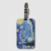 Étiquette À Bagage La Nuit étoilée - Vincent Van Gogh (Devant Vertical)