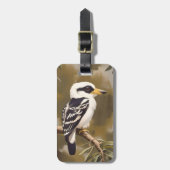 Étiquette À Bagage La peinture australienne Kookaburra, (Devant Vertical)