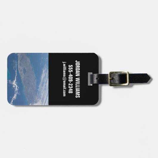 Étiquette À Bagage La péninsule de Floride. (Devant horizontal)