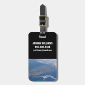 Étiquette À Bagage La péninsule de Floride. (Devant Vertical)