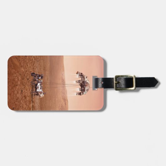 Étiquette À Bagage La Persévérance Arrive En Toute Sécurité Sur Mars. (Devant horizontal)