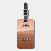 Étiquette À Bagage La Persévérance Arrive En Toute Sécurité Sur Mars. (Devant Vertical)