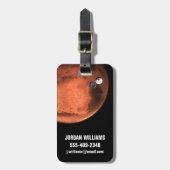 Étiquette À Bagage La Persévérance Rover Abandonne Son Étape De Crois (Devant Vertical)