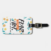 Étiquette À Bagage La Peur Pas Isaïe Bible Verse Conception Inspirant (Devant horizontal)