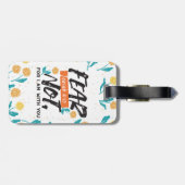 Étiquette À Bagage La Peur Pas Isaïe Bible Verse Conception Inspirant (Dos horizontal)