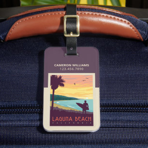 Étiquette À Bagage La plage de Laguna   La plage de Laguna