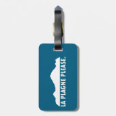 Étiquette À Bagage La Plagne France Please (Dos Vertical)