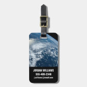 Étiquette À Bagage La Pointe Sud Du Brésil Bordant L'Uruguay. (Devant Vertical)