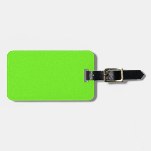 Étiquette À Bagage La poussière d'étoile vert clair (Devant horizontal)