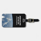 Étiquette À Bagage La Poussière Saharienne Frappant Vers L'Ouest Dans (Devant horizontal)