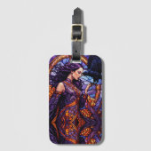 Étiquette À Bagage La princesse et le corbeau (Devant Vertical)