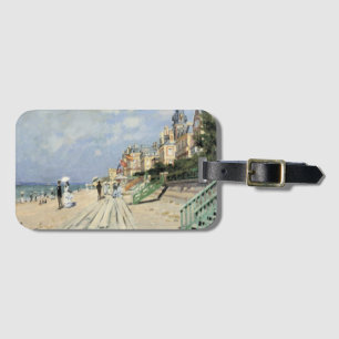 Étiquette À Bagage La promenade à Trouville par Claude Monet