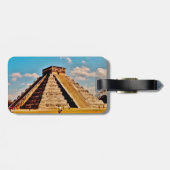 Étiquette À Bagage La pyramide Kukulkan (Dos horizontal)