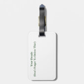 ÉTIQUETTE À BAGAGE LA RAM (Dos Vertical)