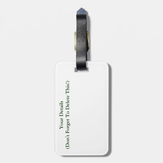 ÉTIQUETTE À BAGAGE LA RAM (Dos Vertical)