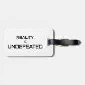 Étiquette À Bagage La Réalité Est Indéfectible (Dos horizontal)