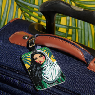 Étiquette À Bagage "La reine de la pop saoudienne - Art patrimonial a