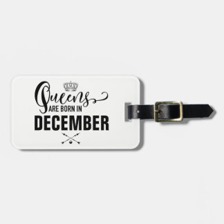 Étiquette À Bagage La Reine sont née dedans