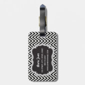 Étiquette À Bagage La Reine sont née dedans (Dos Vertical)