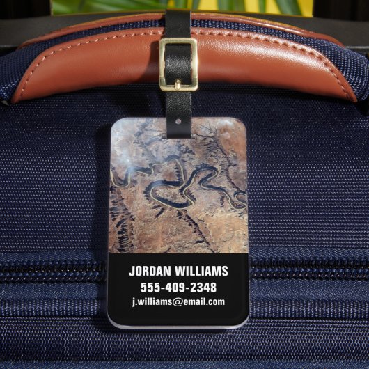 Étiquette À Bagage La Rivière Verte Et Ses Canyons Tributaires Dans L (Insitu Rectoal 2)