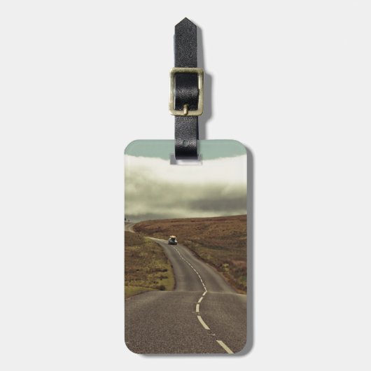 Étiquette À Bagage La route ouverte (Devant Vertical)