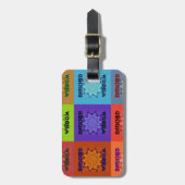 Étiquette À Bagage La sagesse de Hakuna Matata enrichie (Devant Vertical)