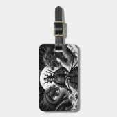 Étiquette À Bagage La samouraï et les dragons (Devant Vertical)