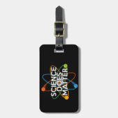 ÉTIQUETTE À BAGAGE LA SCIENCE COMPTE (Devant Vertical)
