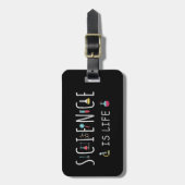 Étiquette À Bagage La science est la vie (Devant Vertical)