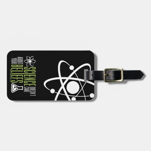 Étiquette À Bagage La Science ne s'inquiète pas (Devant horizontal)