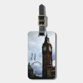 Étiquette À Bagage La Seine j'à Londres (Devant Vertical)