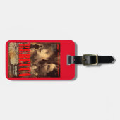 Étiquette À Bagage La Señora Danvers le da la bienvenida (Devant horizontal)