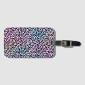Étiquette À Bagage La série Léopard iridescent Design 12 (Devant Horizontal)