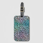 Étiquette À Bagage La série Léopard iridescent Design 8 (Devant Vertical)