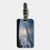 Étiquette À Bagage La Station Spce Internationale Au-Dessus De L'Atla (Devant Vertical)