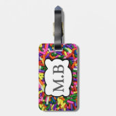 Étiquette À Bagage La sucrerie arrose (Dos Vertical)