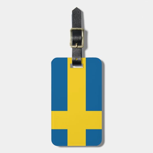 Étiquette À Bagage la Suède (Devant Vertical)