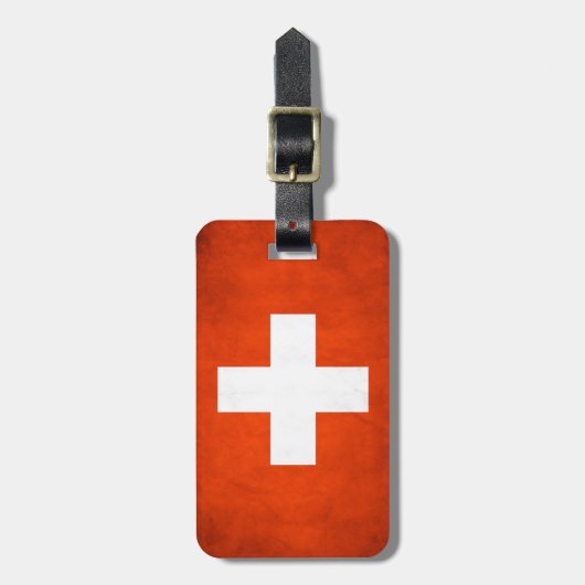 Étiquette À Bagage La Suisse (Devant Vertical)