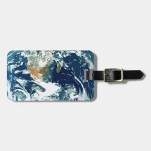Étiquette À Bagage La terre de planète