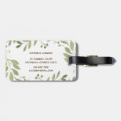 Étiquette À Bagage La verdure gracieuse (Dos horizontal)