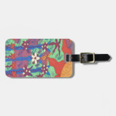 Étiquette À Bagage La vie dans le jardin Boho Imprimer (Devant horizontal)