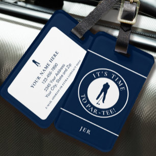 Étiquette À Bagage La vie est meilleure à l'heure du tee personnalisé