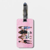 Étiquette À Bagage La vie est meilleure avec les amis (Dos Vertical)