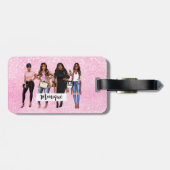 Étiquette À Bagage La vie est meilleure avec les amis (Dos horizontal)