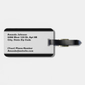 Étiquette À Bagage La vie est meilleure dans le jardin - Fleur Zinnia (Dos horizontal)