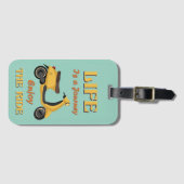 Étiquette À Bagage La vie est un bagage de voyage (Devant Horizontal)