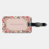 Étiquette À Bagage La vie est un voyage (Dos horizontal)