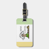 Étiquette À Bagage La vie et l'Humour de Tequila (Devant Vertical)